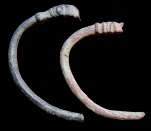 Bracelet, Zoomorphic Bracelet Fragments, c. 4th Cent AD Bracelet, Zoomorphic Bracelet Fragments, c. 4th Cent AD